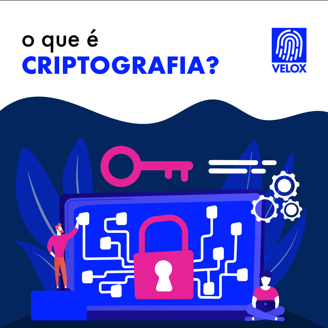 Post Instagram Velox sobre criptografia.